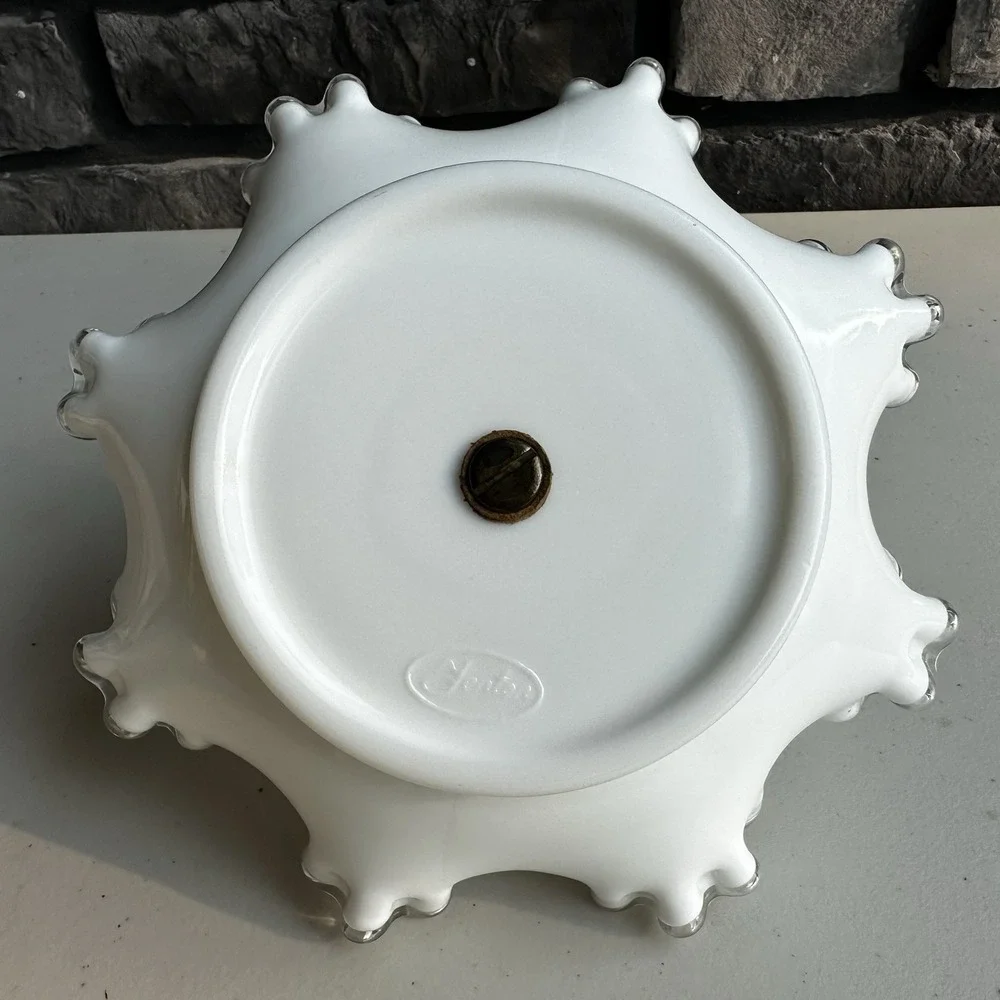 Vintage Fenton Silver Crest 8
